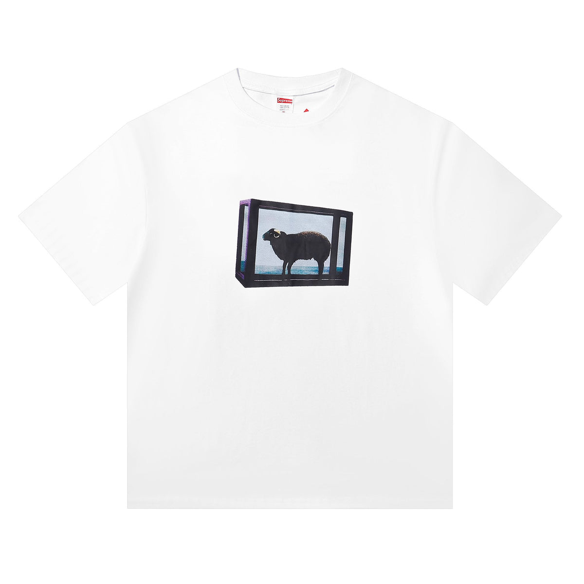 Supreme Sheep Graphic Short-Sleeve T-Shirt