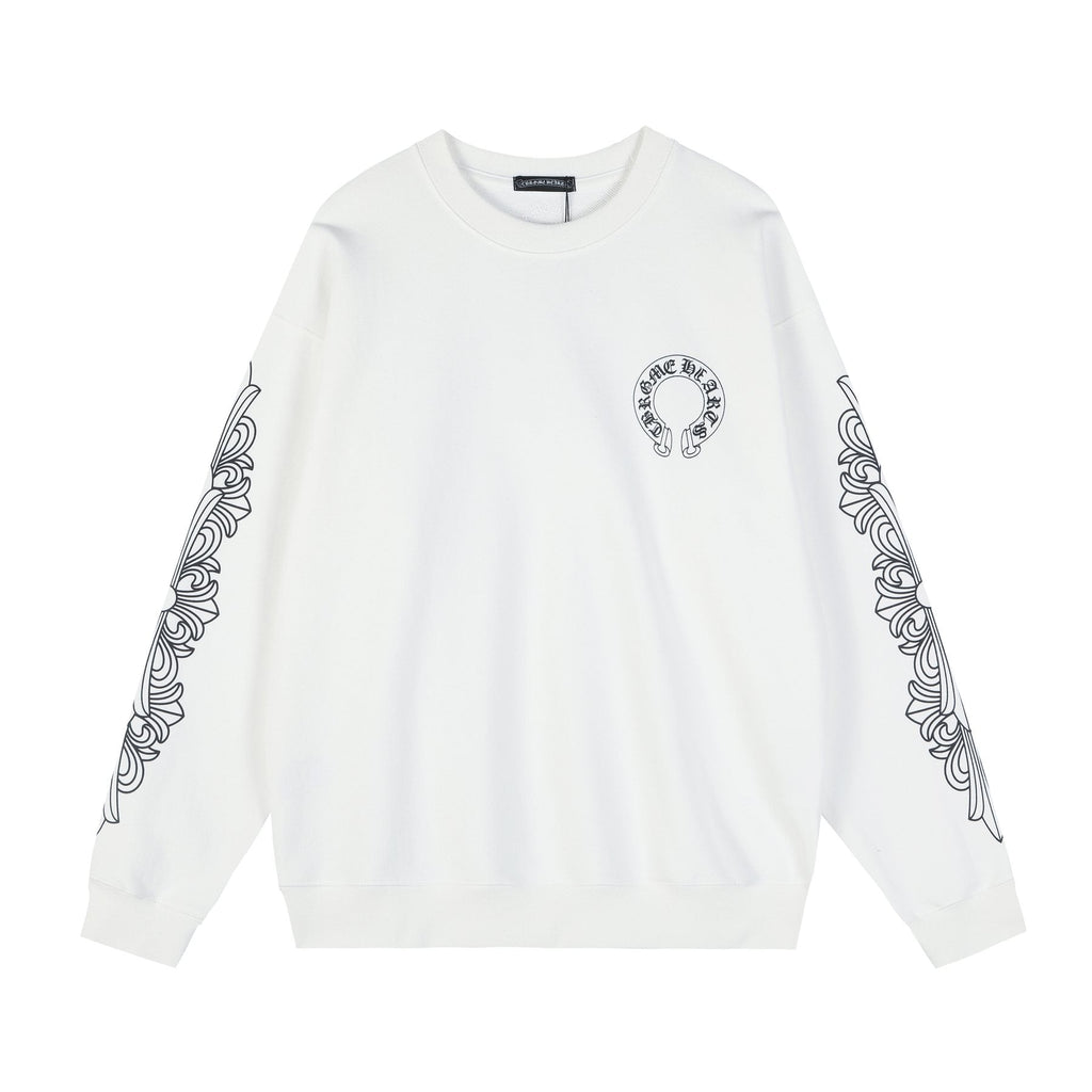 Chrome Hearts Sanskrit Letter Cross Graphic Sweatshirt