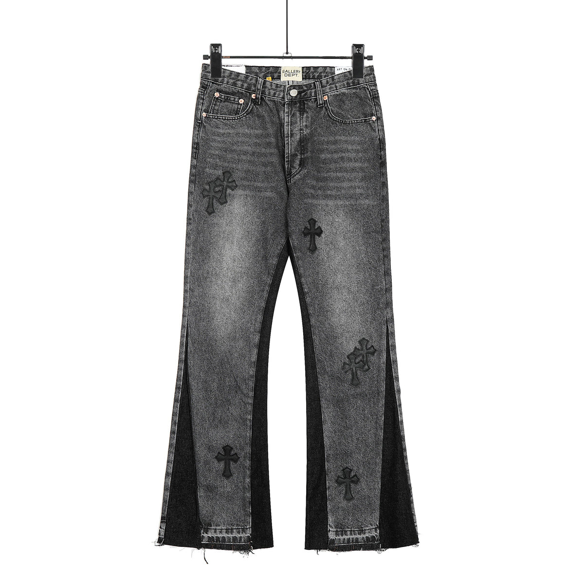 Chrome Hearts Gallery Dept Cross Patch Flare Denim Jeans